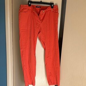 Vibrant Orange Jeans
